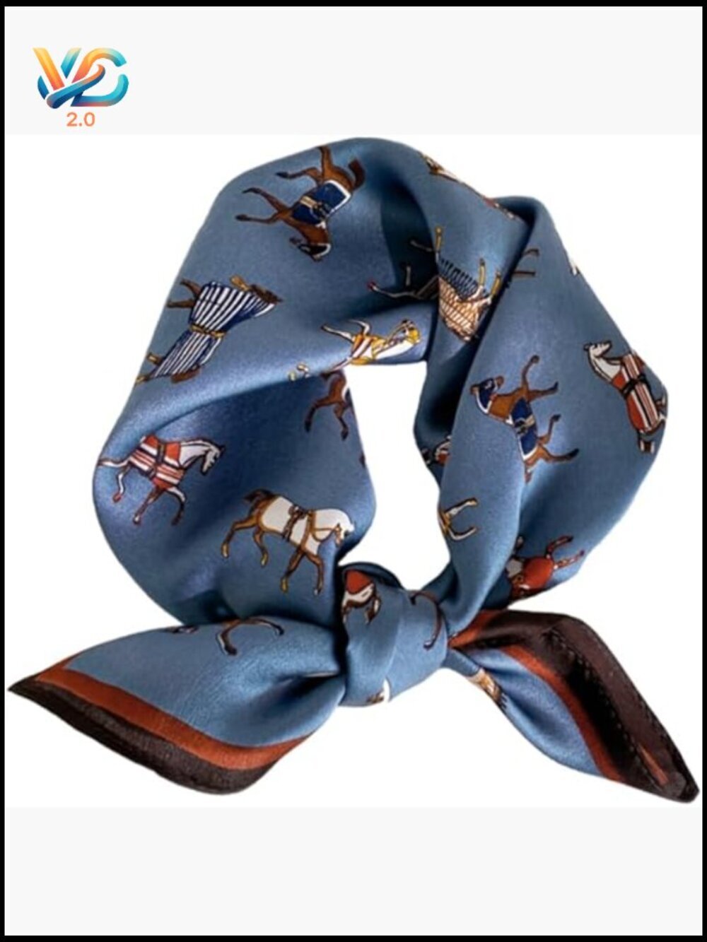 Square 100% Mulberry Silk Hair Scarf Head Wrap Sleeping Scarf 21x21